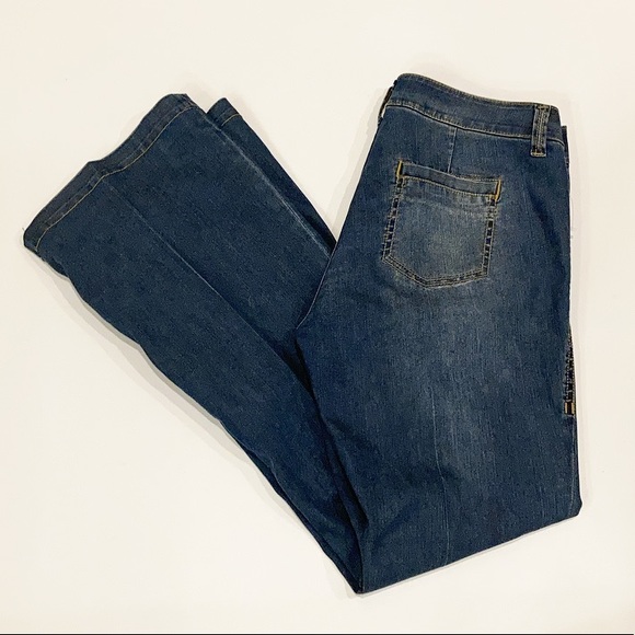 CAbi Denim - CAbi Jeans Flare Retro Blue Denim Sz 4
